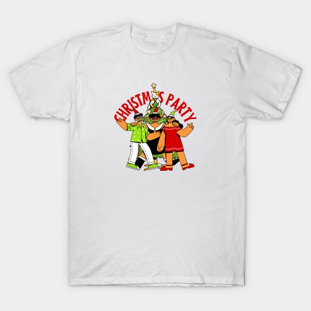 Christmas party T-Shirt by aspanguji